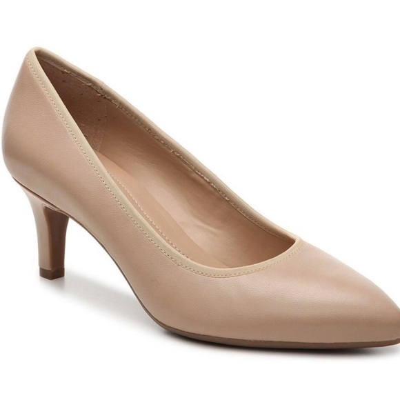 Naturalizer Shoes - Naturalizer Comfort ODEN Nude Leather Ballet Style Pump